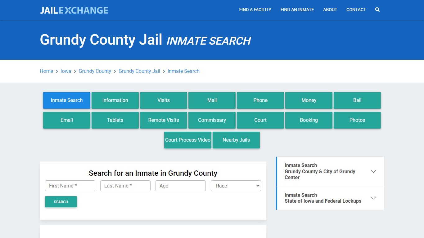 Grundy County Jail, IA Inmate Search: Roster & Mugshots